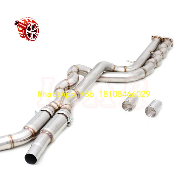 

The Middle Pipe and the Front Pipe Exhaust of