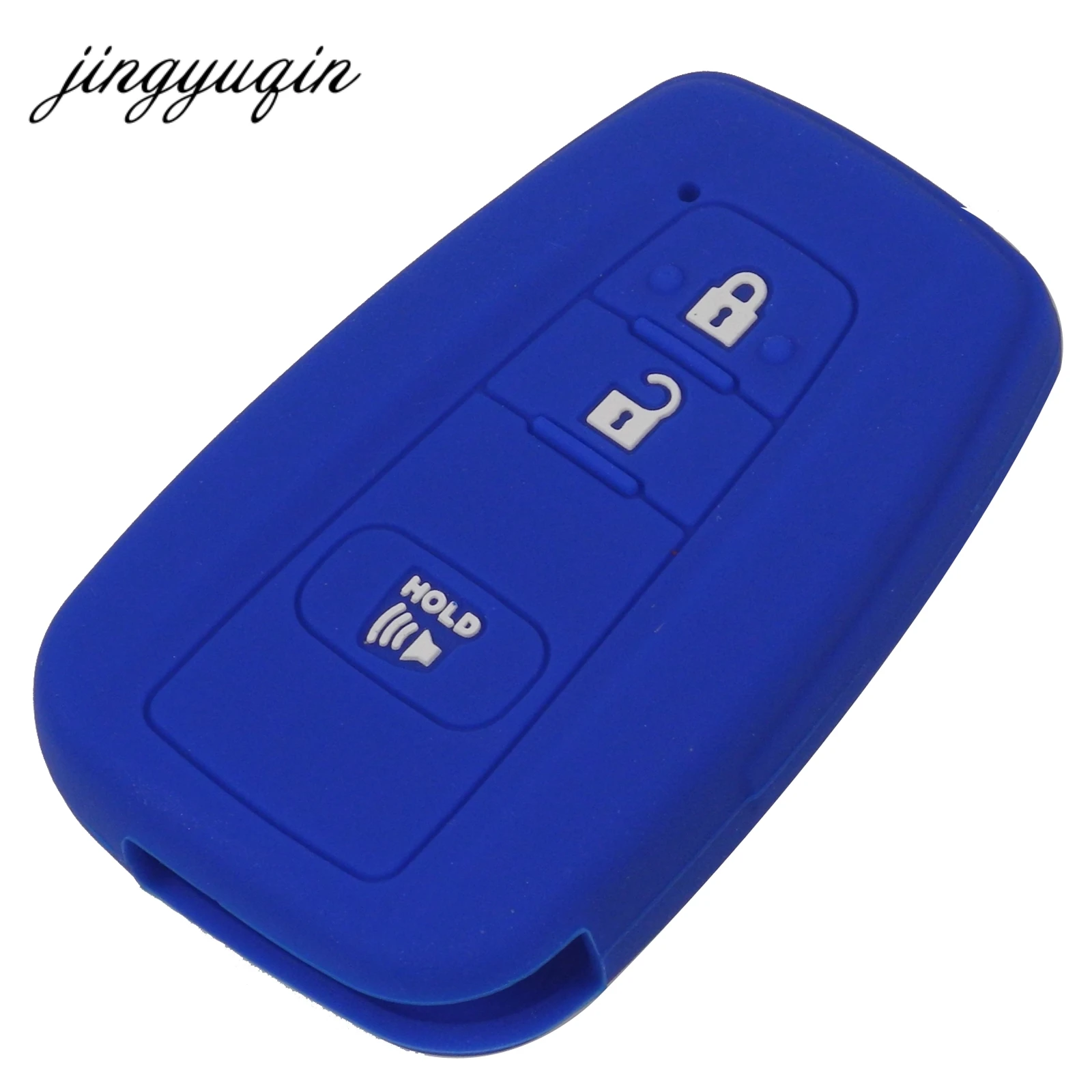 jingyuqin 30pcs/lot Silicone Skin Case fit for TOYOTA Prius CHR Remote Smart Key Cover  3 Buttons protection Set