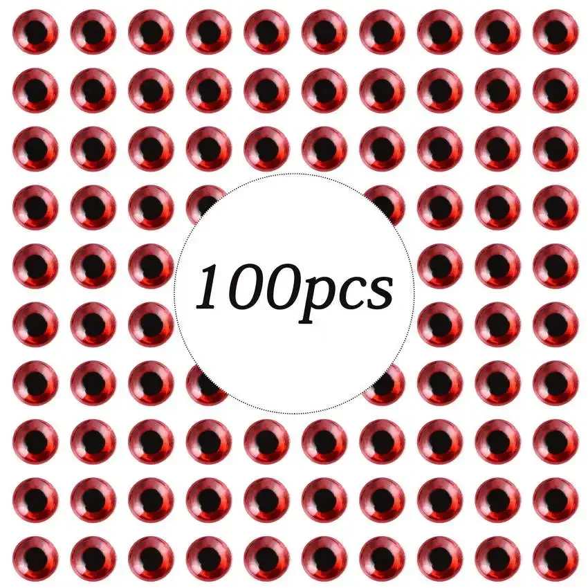 Ojos holográficos 3D para señuelos de pesca 3-9mm DIY