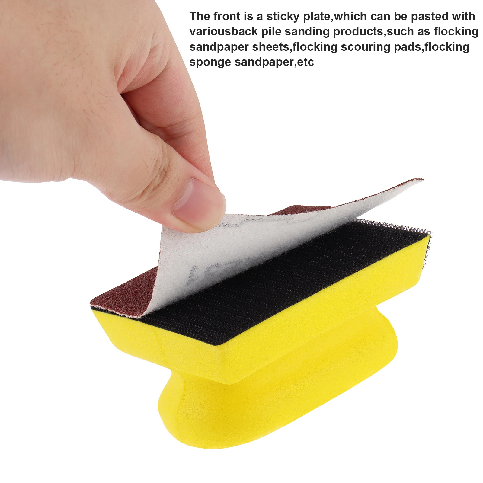 Hand Sanding Polishing Block Grinding Block Multiple Shapes Contoured Sanding Block for Sand Wood Furniture / Home Crafts