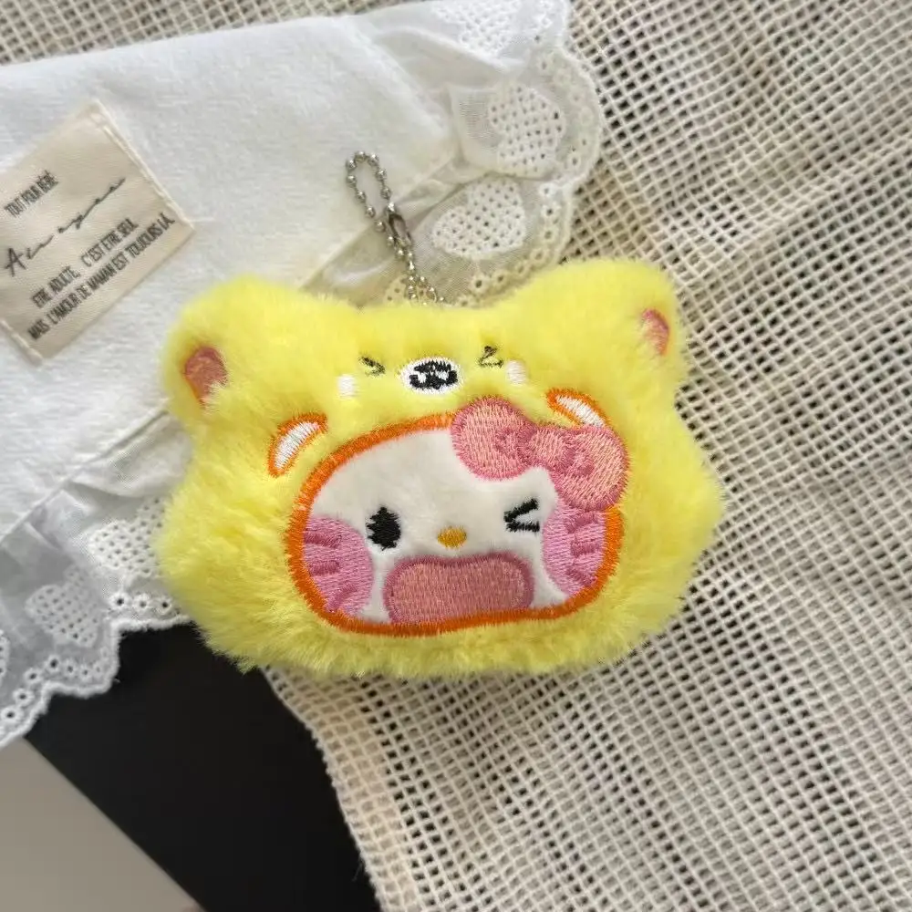 1/4/10 stuks Sanrio Hello Kitty pluche cartoon Kitty hanger sleutelhanger schattige sleutelhanger studententas hanger
