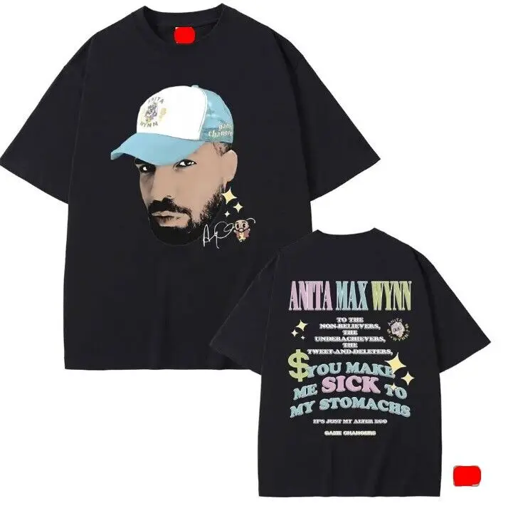 Rapper Drake Anita Max Wynn Funny Meme Print T-Shirt