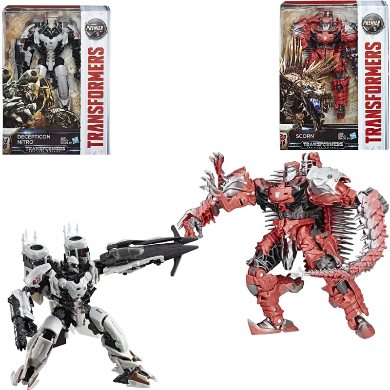 

Transformers The Last Knight Voyager Class Nitro Zeus Scorn 3C 18Cm Original Action Figure Kids Toys Birthday Present