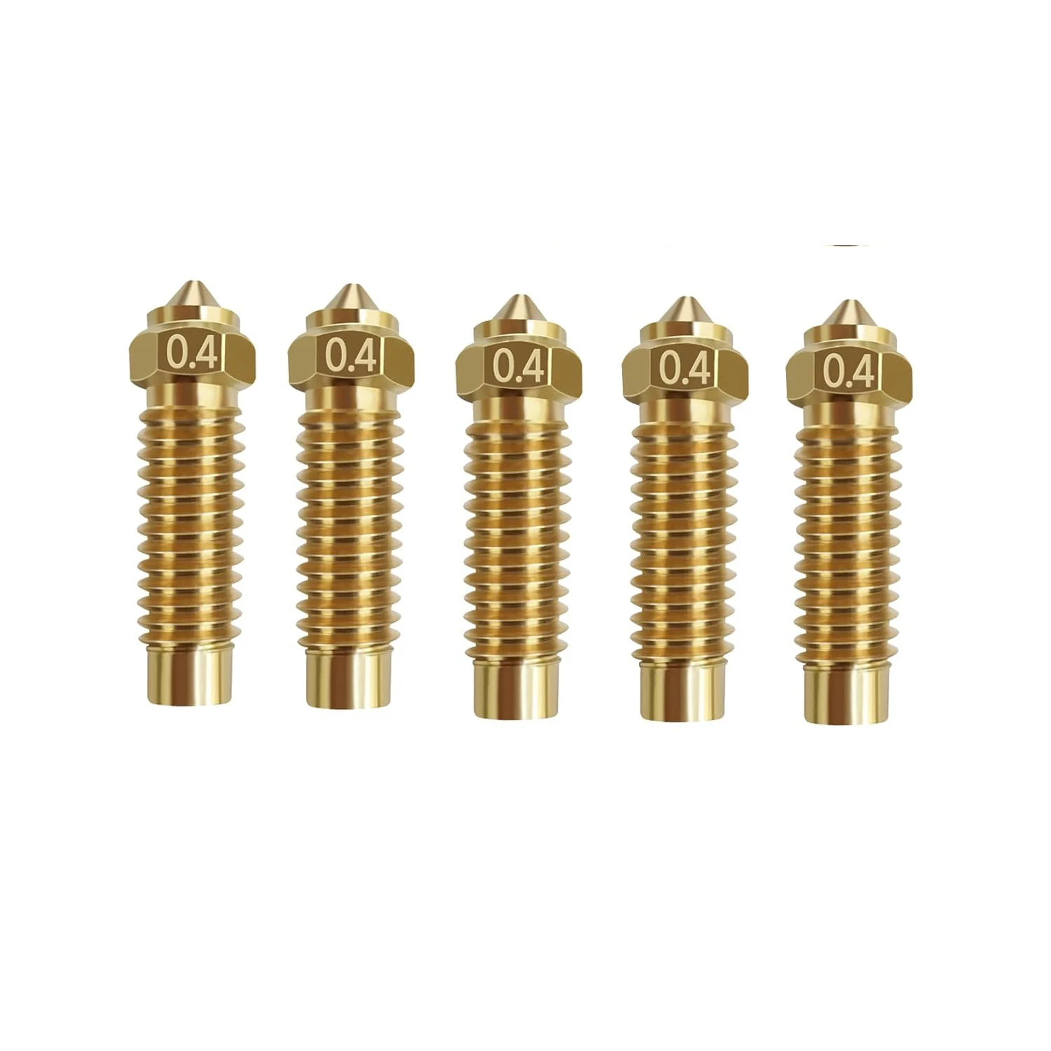 5PCS Nozzles Kit for Elegoo Neptune 4 Plus, 3D Printer Parts 10PCS 0.4mm Brass Nozzles Kit for Elegoo Neptune 4 Plus/Neptune 4