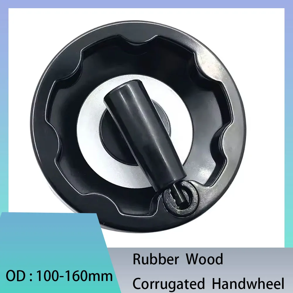 1Pcs Foldable Rotate Revolving Handwhee Effortless Operation For Multi Functional Mechanical Equipment OD100mm -160mm