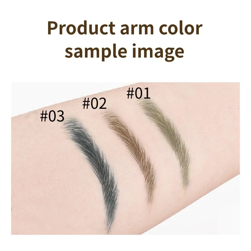 1 Stück abreißbare Augenbrauencreme, wasserfest, schweiß- und make-upbeständig, schaffen eine langanhaltende natürliche Augenbrauenform