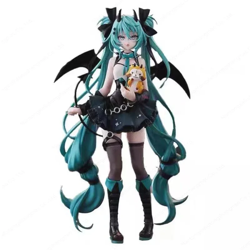 

in stock Furyu Trio-Try-It Araiguma Rascal Piapro Characters Hatsune Miku Rascal Kawaii Anime Miku Figures Model Toys