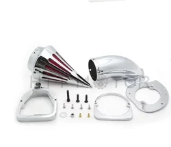 Motorcycle Parts Spike Air Cleaner Kits Intake Filter for Honda Shadow Spirit/ACE 750 1998-2019 CHROMED