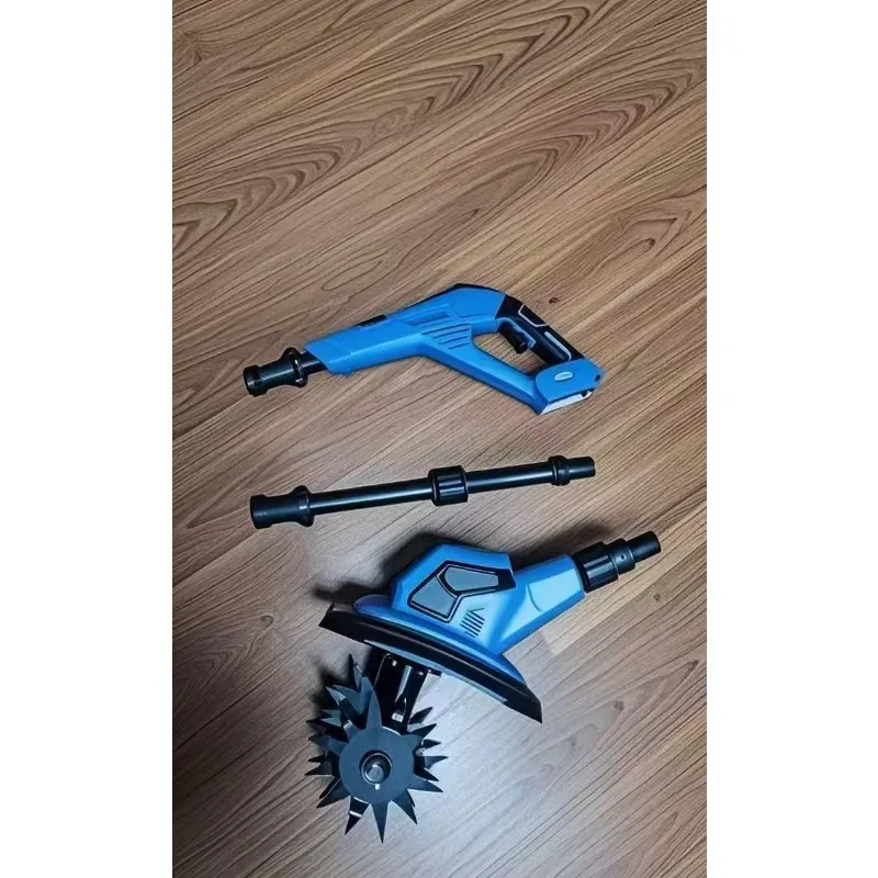 家庭用ハンドヘルドリチウム電池式ロータリー耕運機、農業用電動耕運機、ガーデンパワーツール