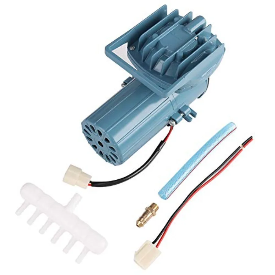 

Воздушный насос для аквариума DC 12V 35W, аэратор для пруда и аквариума, низкое энергопотребление, большой объем и стабильное давление