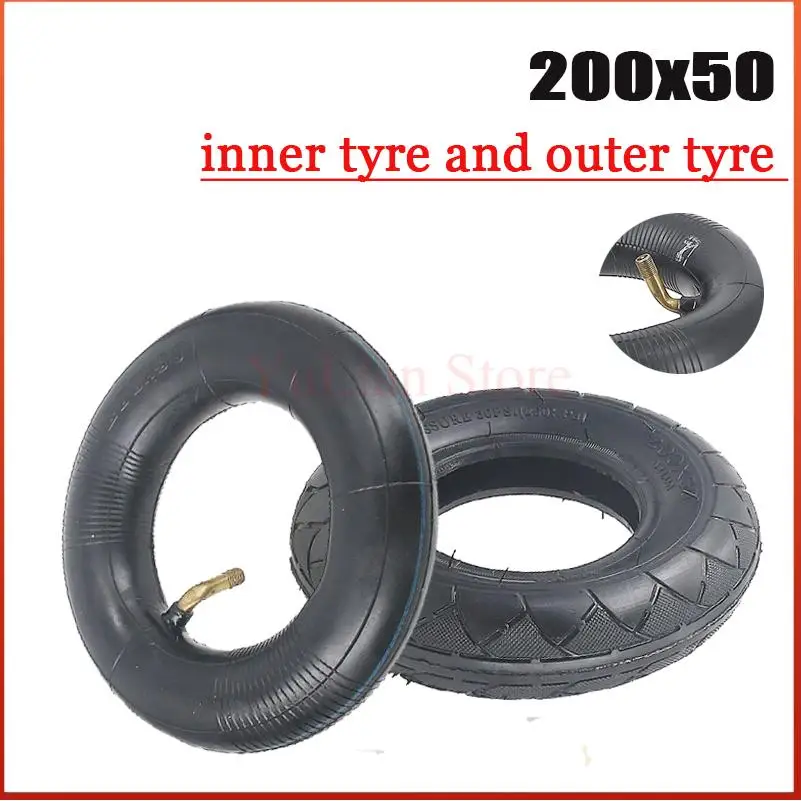 

New New tires 200X50 inner and outer tires for scooters, bicycles, electric mini scooters, 8-inch tires