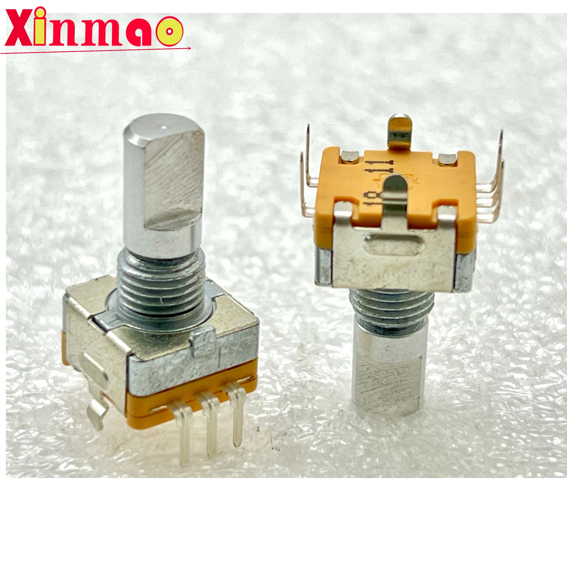 Sunway EC11 encoder with switch car audio adjustment switch 20 positioning shaft length 15MM half shaft