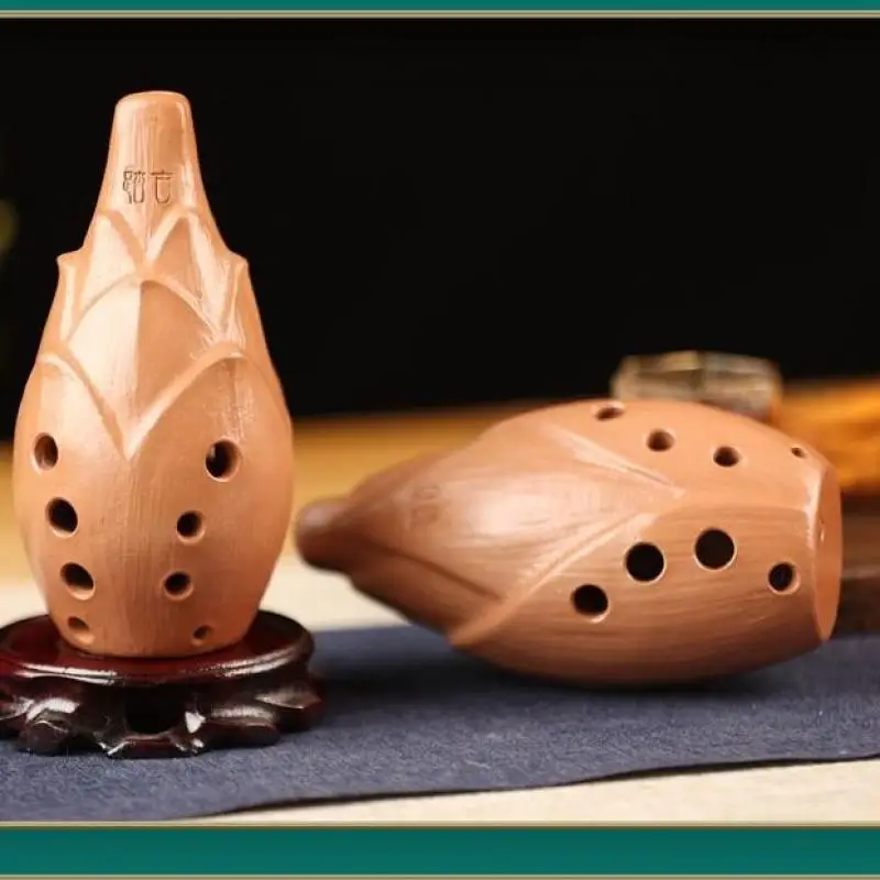 

10 Holes Xun Ancient Egg-Shaped Holed Wind Instrument Stage Performance Professional Ethnic Characteristic Musical Instruments