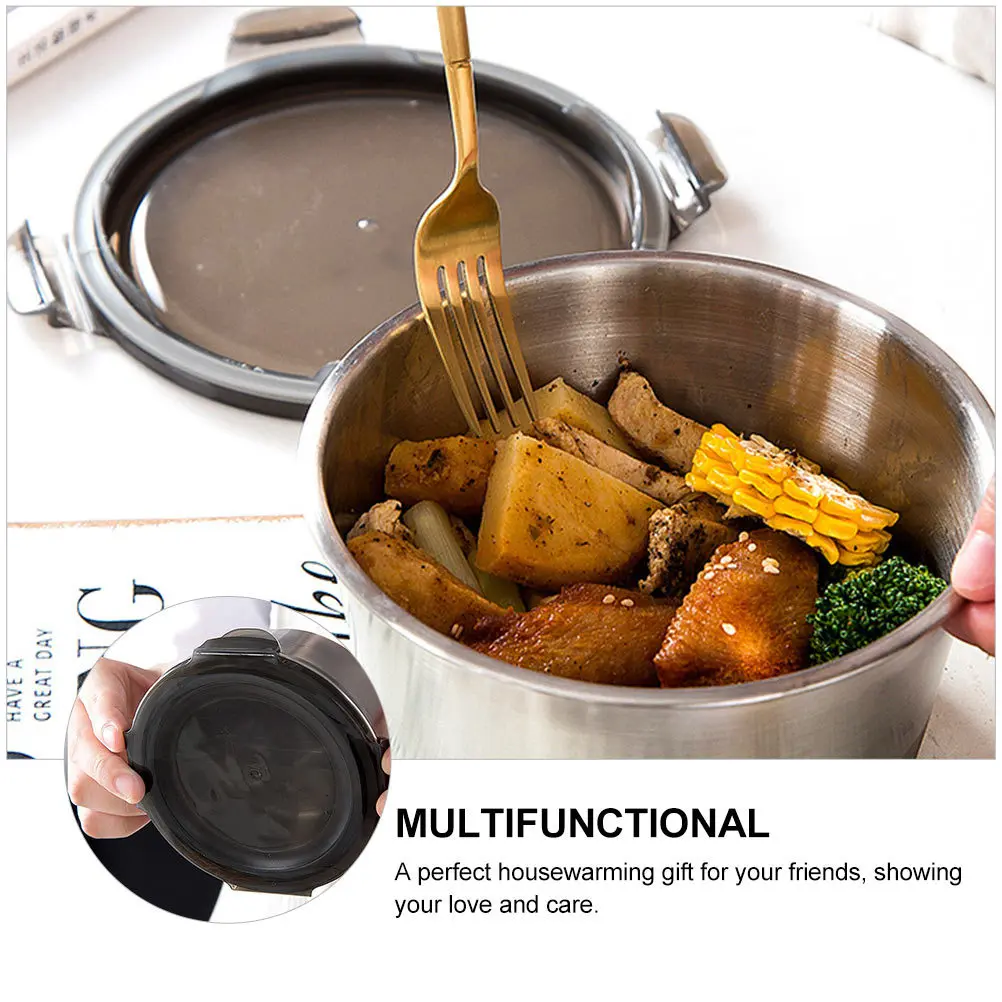

1Pcs Portable Bento Box with Transparent Lid Large Capacity Food Storage Container Reusable Lunch Box for Office School
