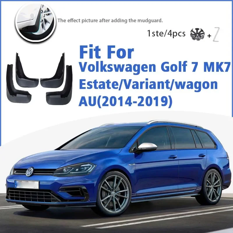 

Mudguard For Volkswagen VW Golf 7 MK7 Estate Variant wagon 2014-2019 AU Mudflaps Mudguards Car Accessories Splash Guard Fender