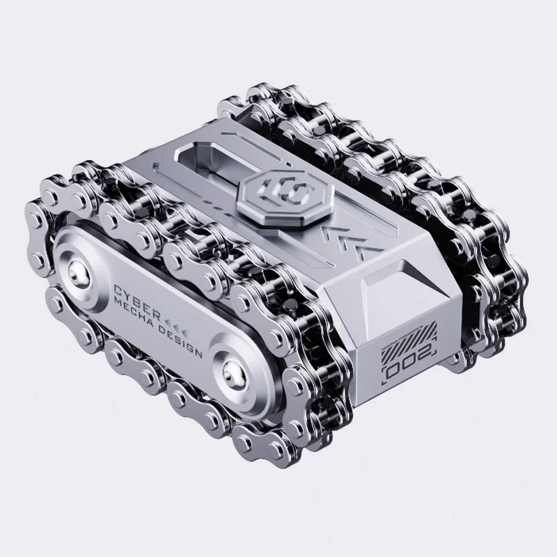 Pignoni Mini Serbatoio Punta delle dita Volano Fidget Roller Spinner Metallo EDC Alleviare lo stress Scrivania da ufficio Giocattoli Anti Ansia Richiamo