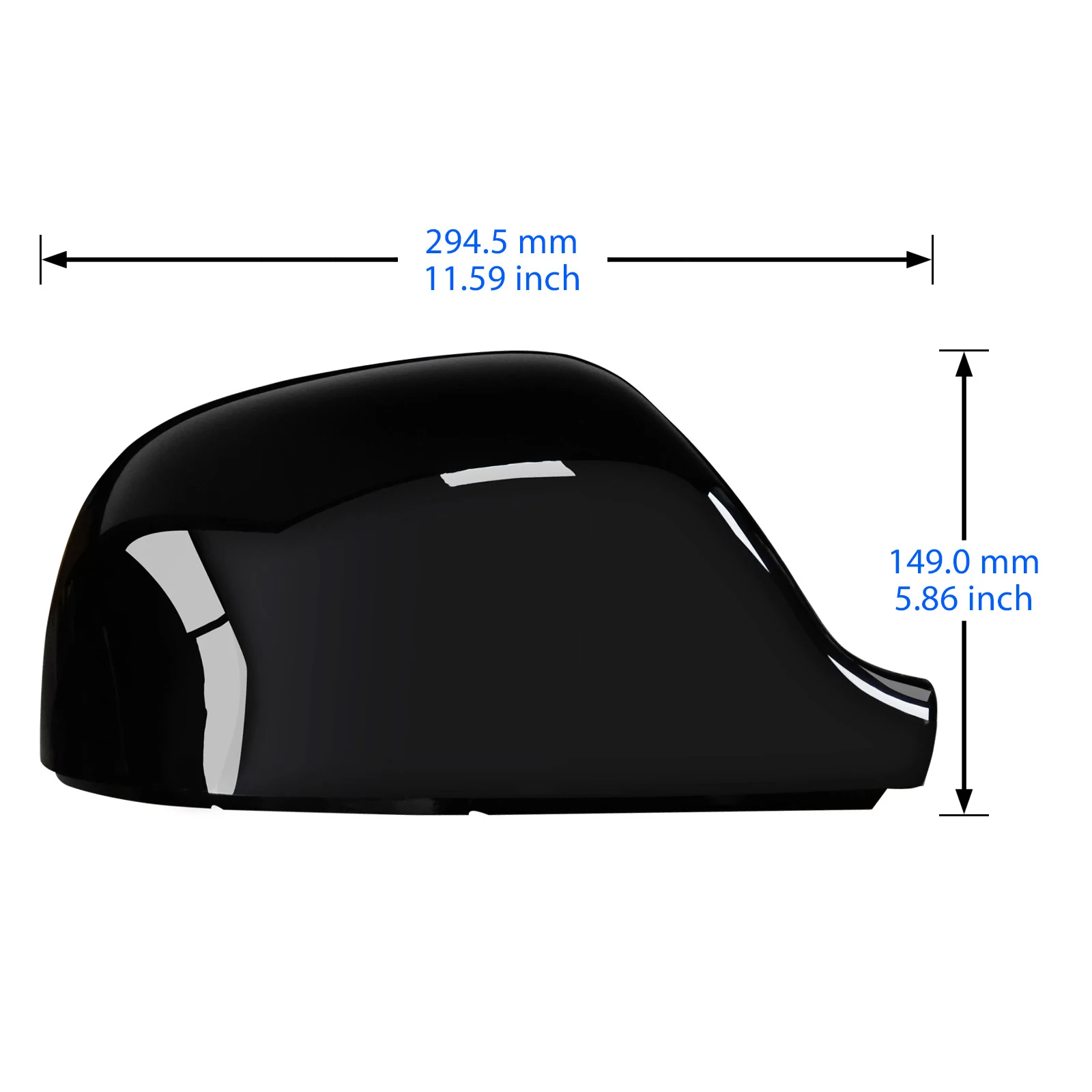 Repiauto Coque Rétroviseur Droite Noire Compatible Volkswagen Transporter T6 Depuis 2015 - OEM 7E1857528F