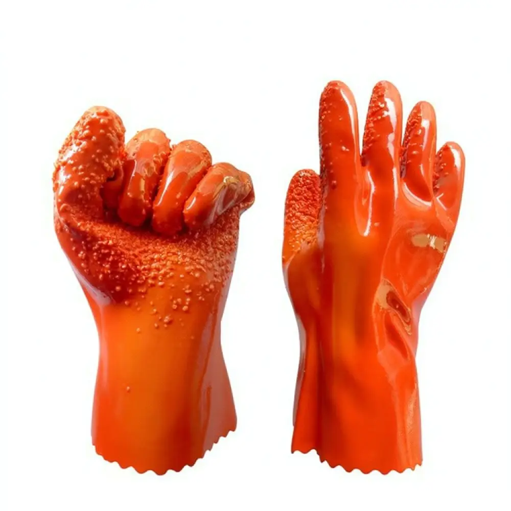 Thickened Rubber Safety Gloves Oil Proof Waterproof Non Slip For Fangzhuo Labor Protection Industrial Construction Work Wear