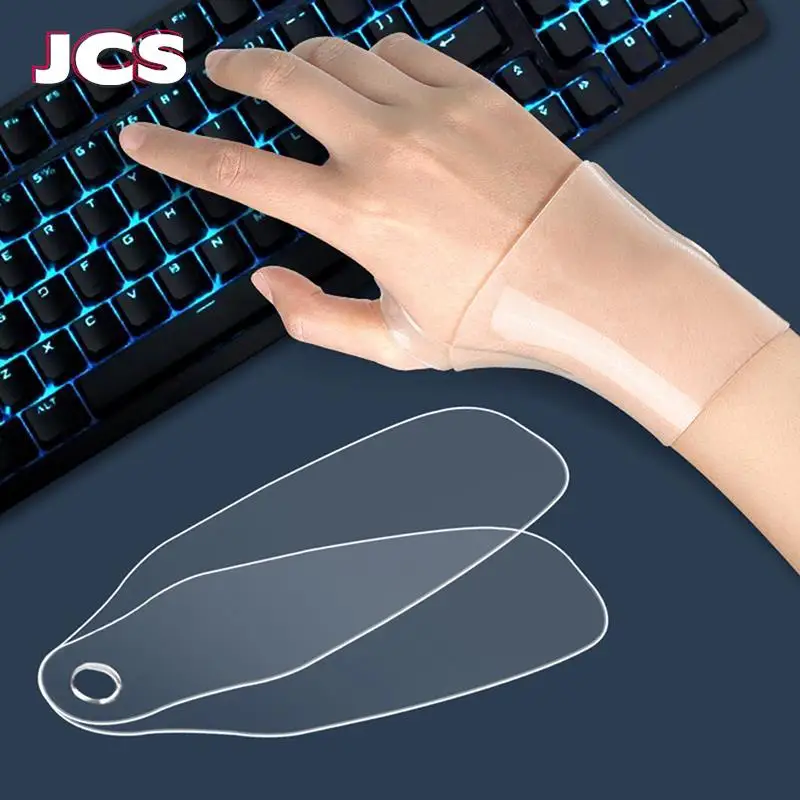 1pc Transparent Wristband Silicone Wrist Bands For Men Women Hand Wrist Protection Brace Pad Wristband Sports Wrist Compress