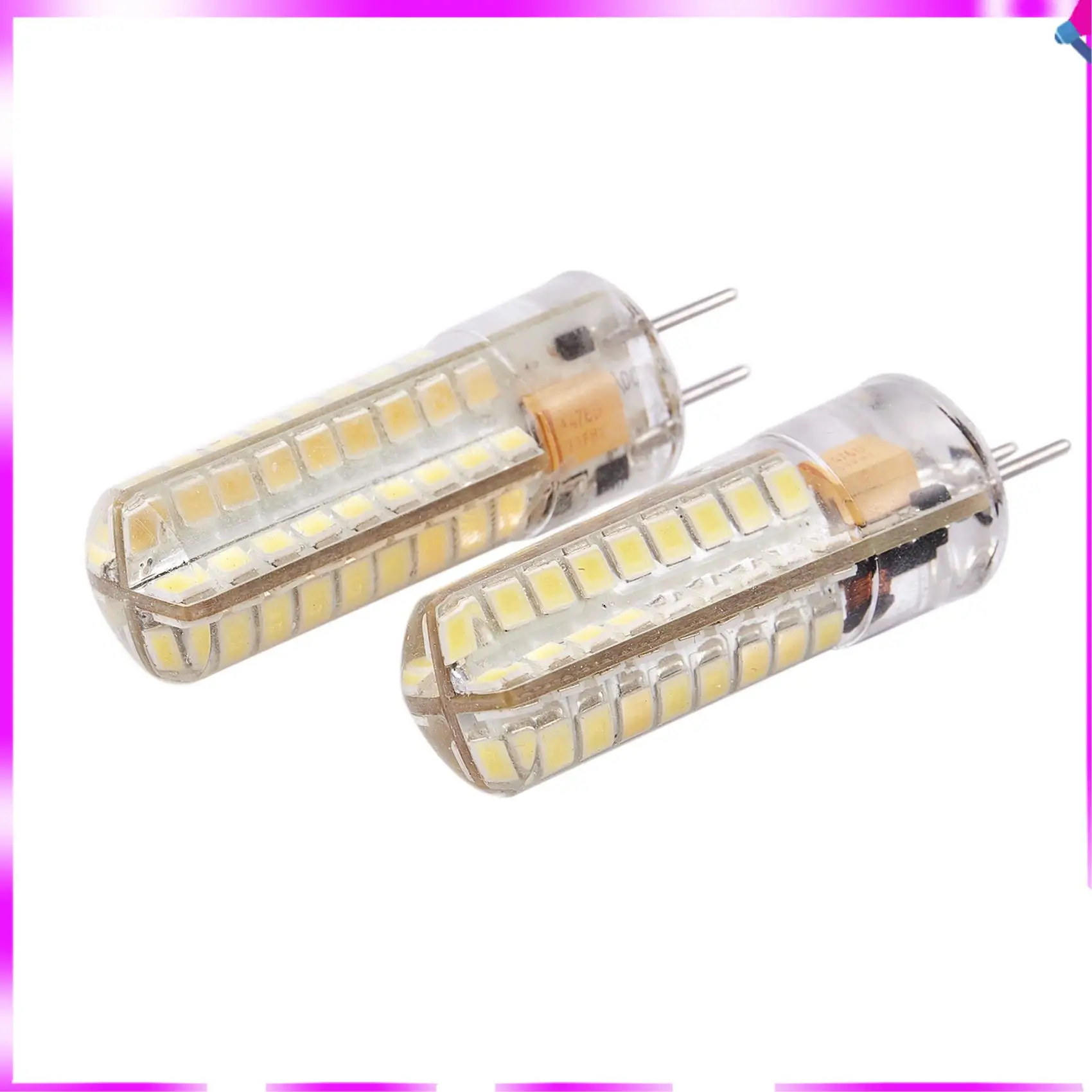 

N96R 4X 6,5 Вт GY6.35 Светодиодные лампы 72 2835 SMD LED 320 лм 50 Вт Галогенные лампы Эквивалент с регулируемой яркостью Белый 6000 К Угол 360 градусов