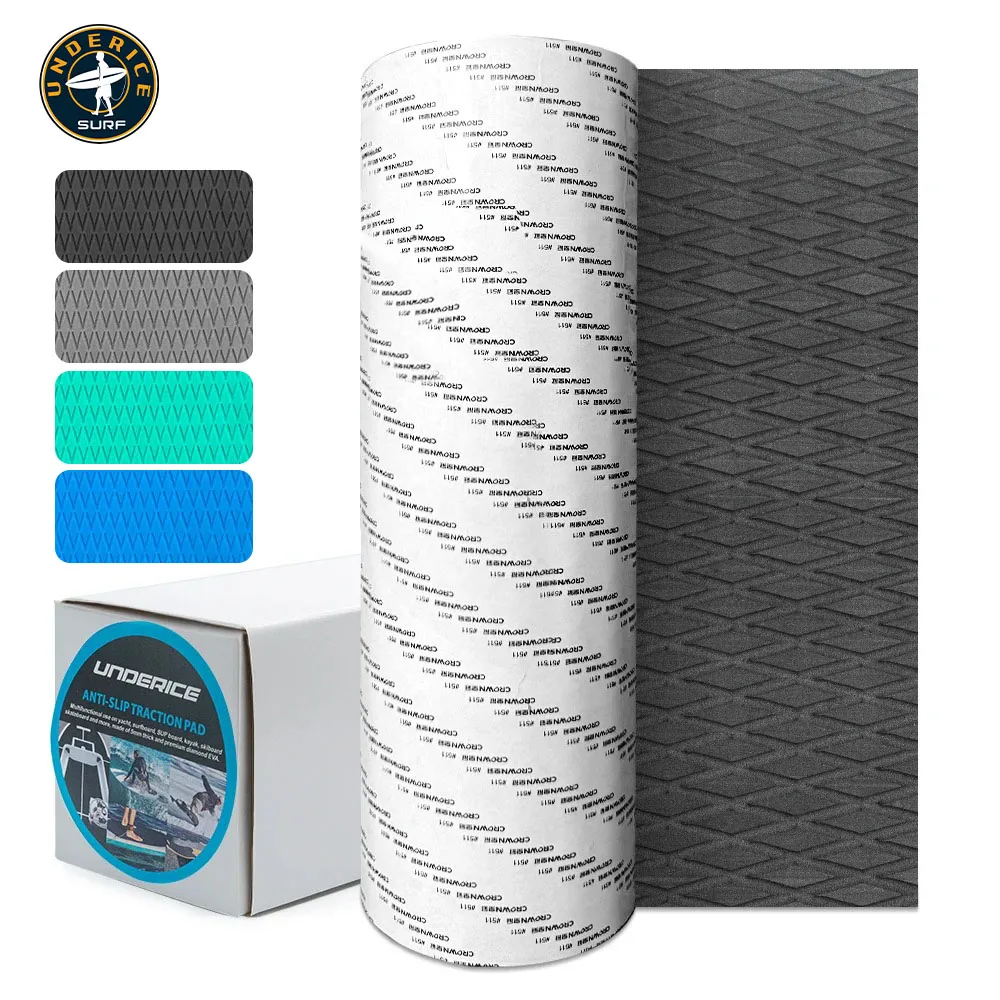 

EVA Pad Surfboard Traction Pad DIY Diamond Grip Mat Non-slip For Kayak Skateboard Motorboat Stairs Ramp