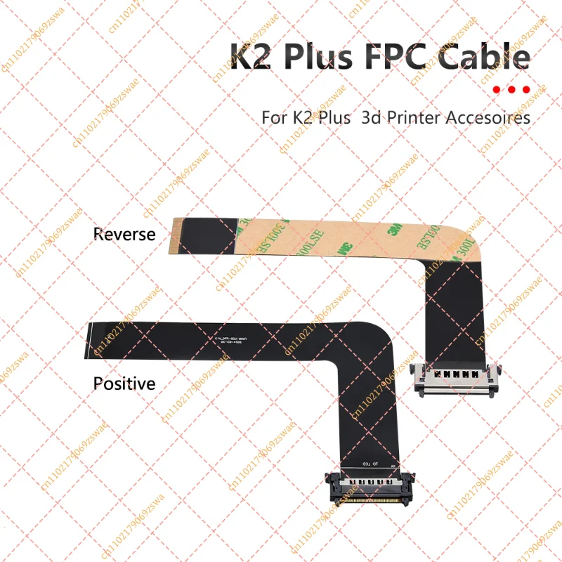 40P L207 Touch Screen Display Cable, for Creality K2 Plus FPC Interface Wire Replacement Parts