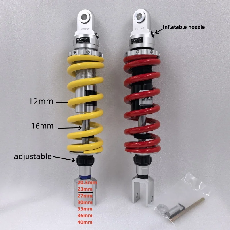 12mm 13mm Spring 340mm 365mm Adjustable Shock Absorber for BMW R1100 RT SUZUKI DL650 Honda VFR750 F XL1000 VARADERO XRV650