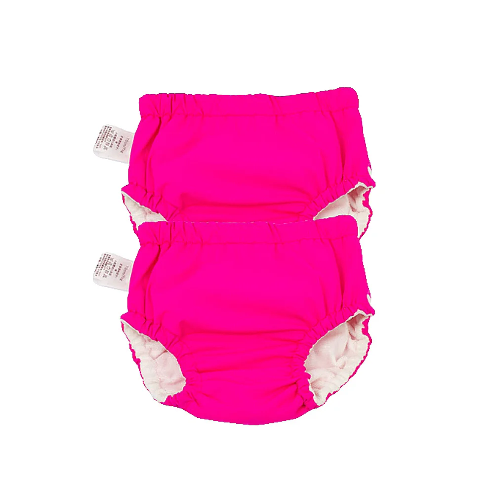 ملابس سباحة للأطفال سراويل حفاضات مقاومة للماء وردية 100 سنتيمتر قابلة للغسل لينة مانعة للتسرب سراويل سباحة للأطفال لصبي فتاة حفاضات قابلة للغسل #5