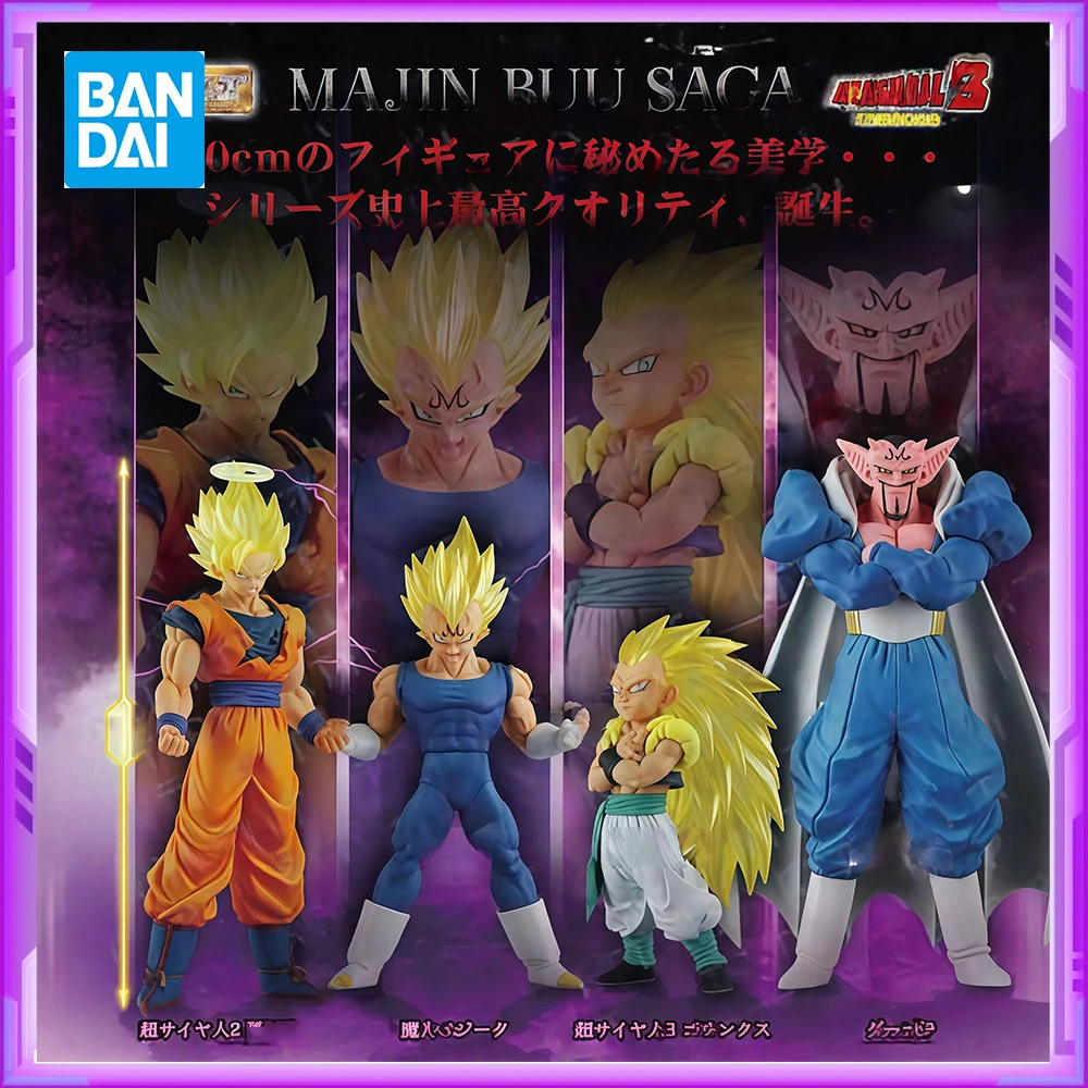 

Оригинальный BANDAI GASHAPON Dragon Ball Majin Buu Saga Goku Vegeta Gotenks ПВХ аниме фигурки экшн-фигурки модель игрушки