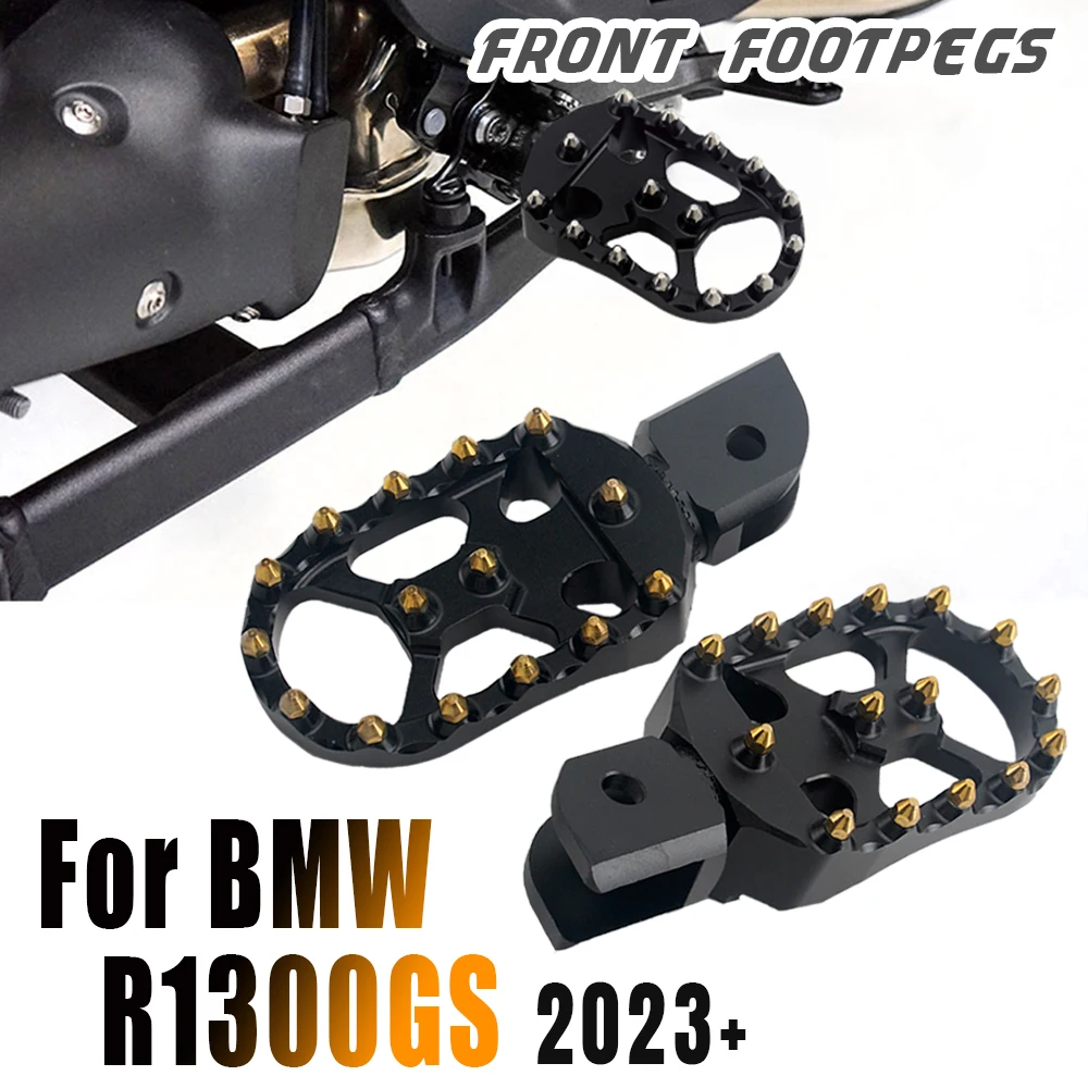 

Driver Front Footpeg Motorcycle Footrest Wide Foot Rests Pedals For BMW R 1300GS R1300GS Adventure GSA1300 R 1300 GS 2023-2025