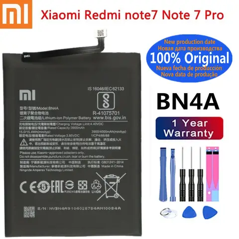 2025 Years BN31 BN41 BN45 BN48 BN4A Original Battery For Xiaomi Redmi Note 7 6 5 5A Pro 4 4X Mi 5X A1 Y1 Lite S2 Phone Batteries