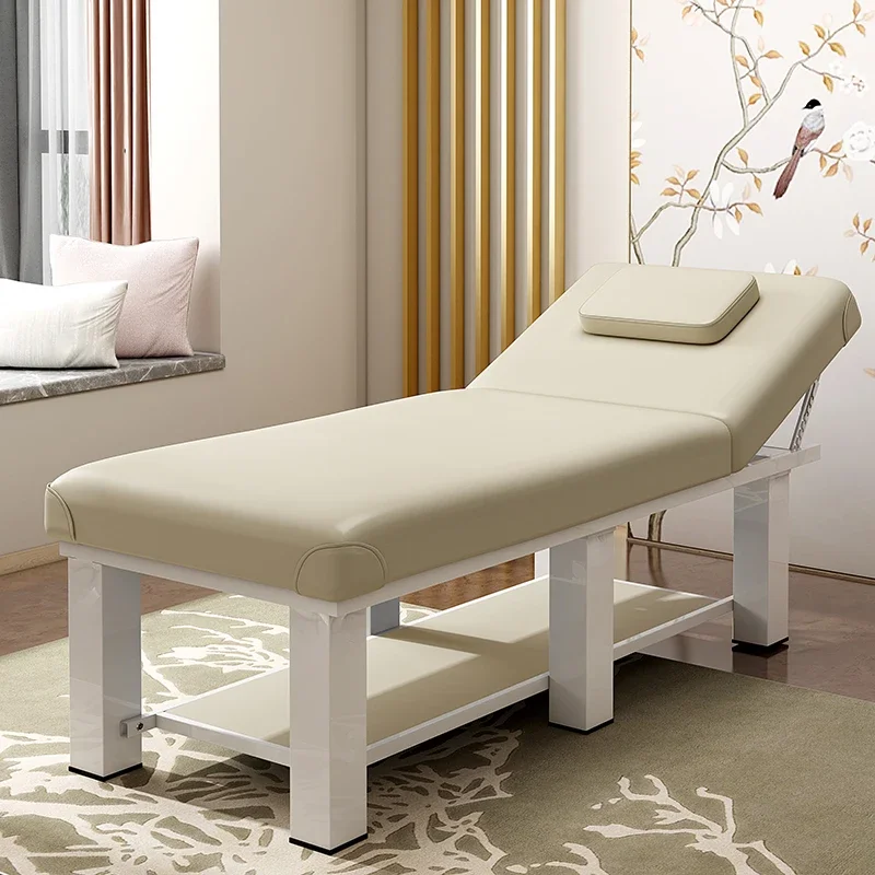 Professional Stretcher vanity Bed Portable Cosmetic Reclining Folding Massage Bed Spa Camilla Masaje Beauty Furniture MQ50MB