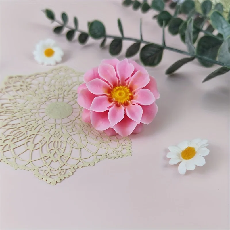Flower Silicone Mold DIY Handmade Cake Baking Mold Home Decoration Soap, Candles, Gypsum Mold.