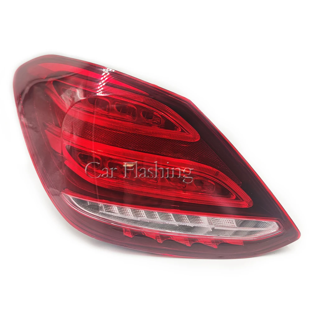 LED Tail Light Assembly For Mercedes Benz W205 C180 C200 C260 C300 2015-2019 Tail Lights Brake Stop Lamp Fog Light Car Accessori