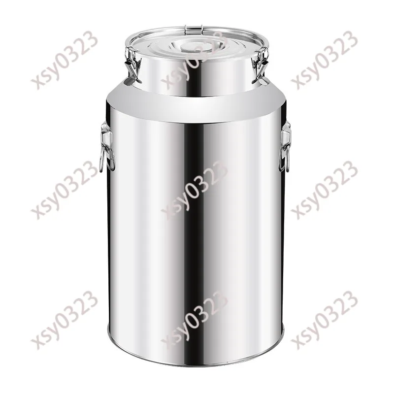 

Sealed Stainless Steel Bucket with Tap 304 Transport Container for Home And Garden