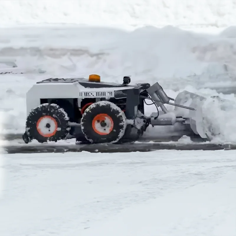 

All-Season Electric Automated Snow Plow Efficient Snow and Lawn Equipment Multi-Functional Snow Removal Mower
