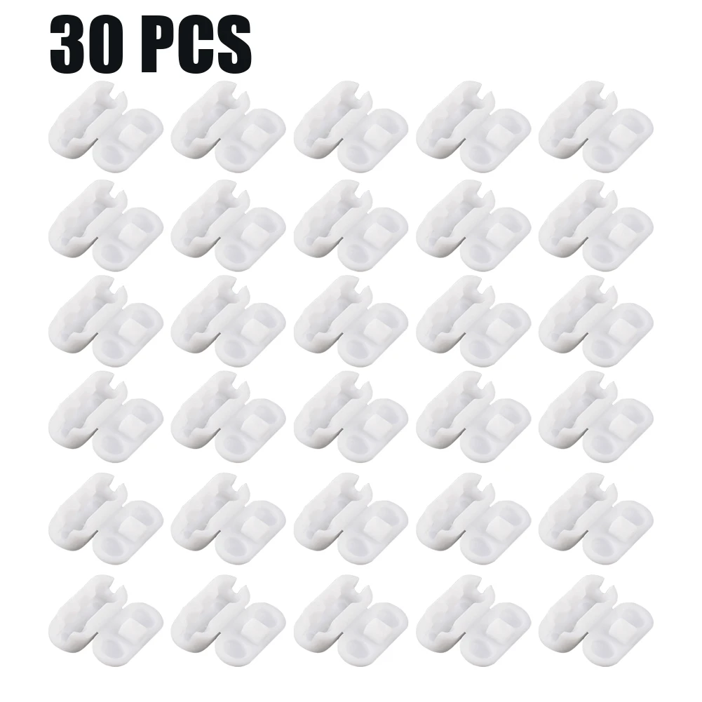 10/30/50 Pcs  Pull Cable Connector Curtain Chain Connector Roman Curtain Beaded Chain Cord Connection Extension Clips