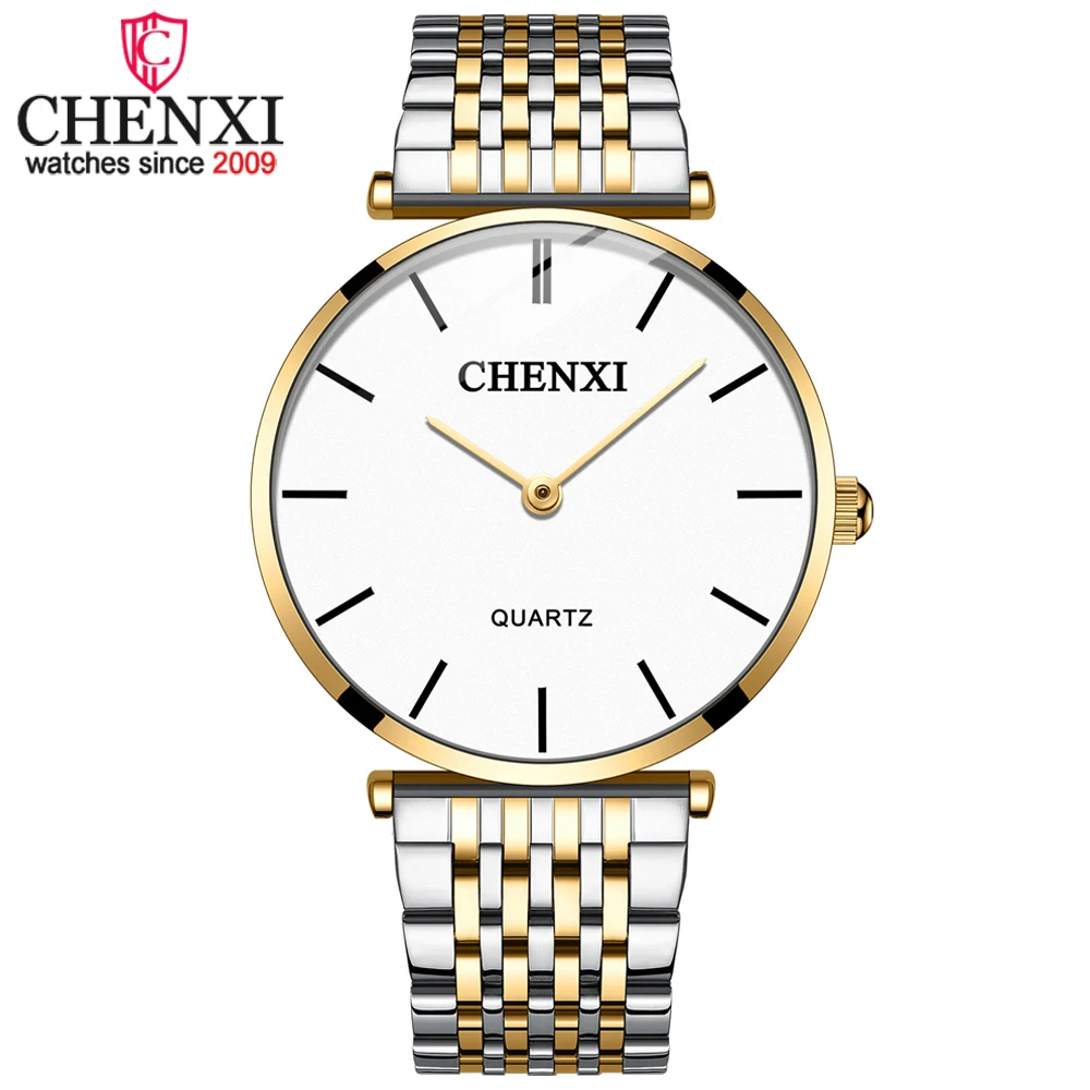 

CHENXI Brand Watches Mens Full Steel Luxury Waterproof Date Quartz Sports Men Watch Casual Business Gift Clock Male Wrist Watch