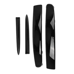 Lower Bumper Chromes Molding Set Front Lower Bumper Molding Set Fit for Fiat 500 2007-2015 (Not fit for US Models)