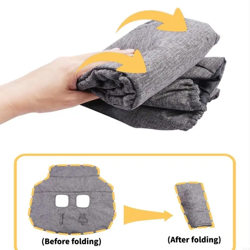 Cubierta para carrito compras para bebé, Universal, fácil limpiar, plegable, para carritos supermercado y sillas