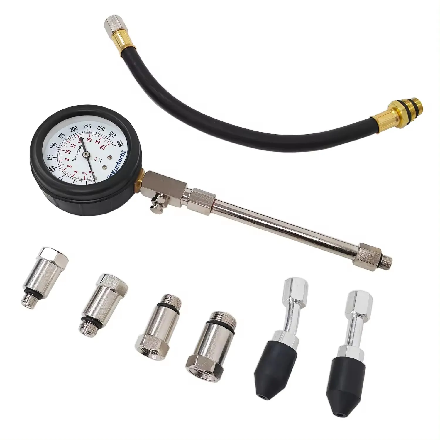 Kit tester per manometro per tester di compressione di alta qualità Manometro per cilindro motore moto auto