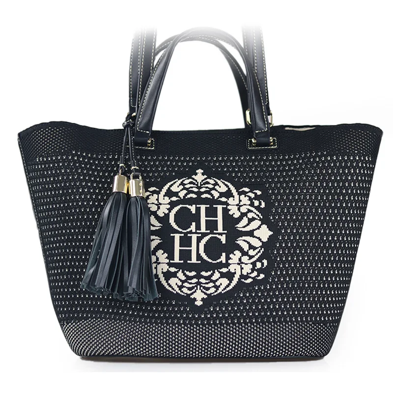 

CHCH Women's Tote Bag 2025 New Retro Letter Print Handbag Large Capacity Luxury Brand Commuter Women's Bag