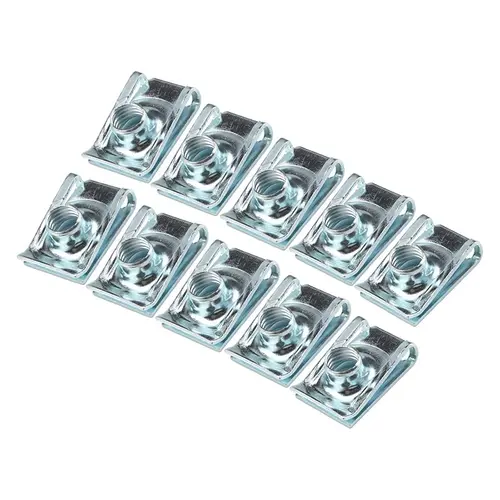Imagen 2 del producto 80 Uds. Clip en U automotriz, juego de tuercas en U, tuerca en U M4 M5 M6 M8 para Interior del Panel de la puerta del tablero, motocicleta del coche