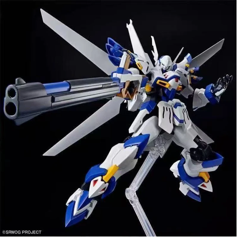 In Magazzino Bandai Originale Gundam HG 1/144 Super Robot Wars OG White Rider Assemblaggio Modello Collezione Regali di Festa Ornamenti