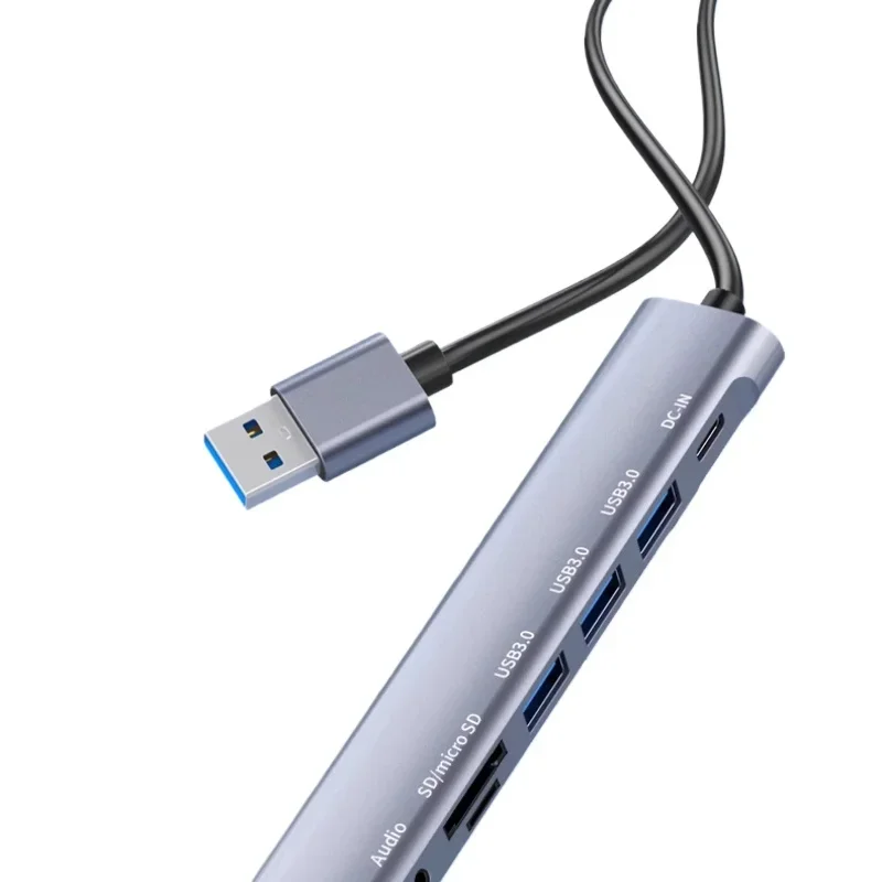 Splitter per computer desktop con spina adattatore multi-interfaccia per espansore USB 3.0 per notebook
