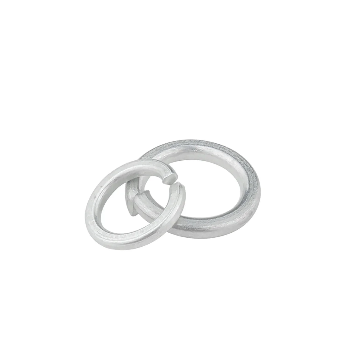 Pencuci tipis berlapis seng putih, M2-M10 paking logam elastis pegas terbuka