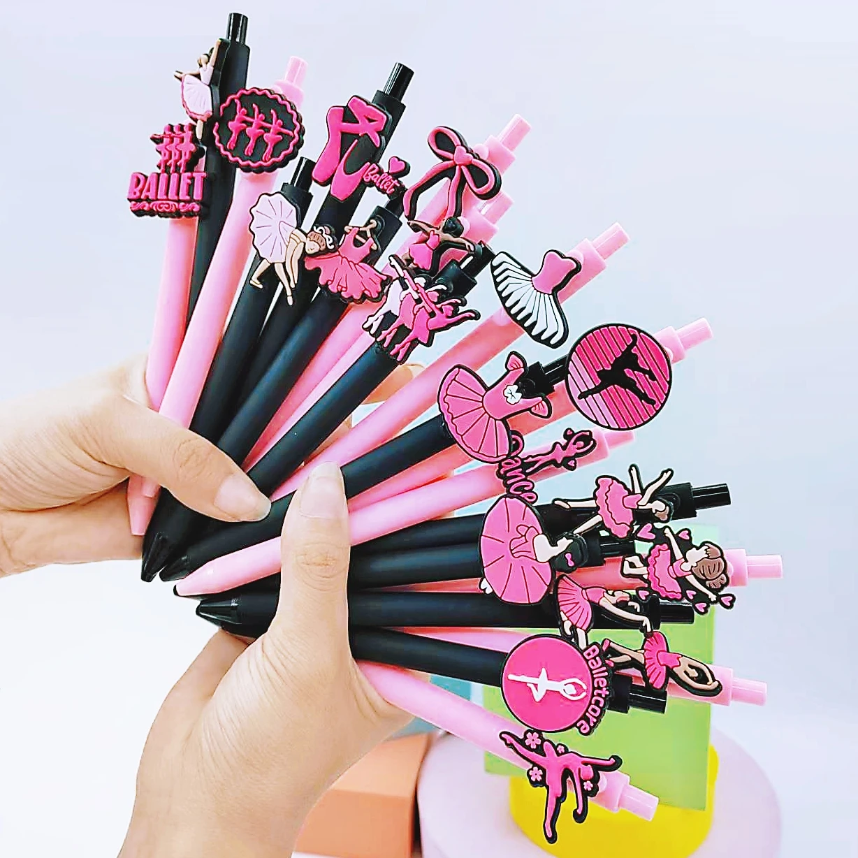 

20/30PCS Ballet Dance Ballpoint Pen, Creative Ballet Series Gender-neutral Pen Gift Stationery Ballpoint Pen