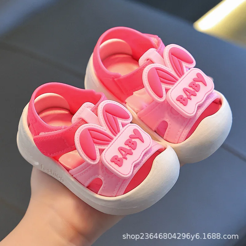 

Модные детские сандалии, пляжная обувь для малышей, повседневные сандалии для мальчиков и девочек, детская нескользящая спортивная обувь с мультяшным рисунком, детские головные уборы