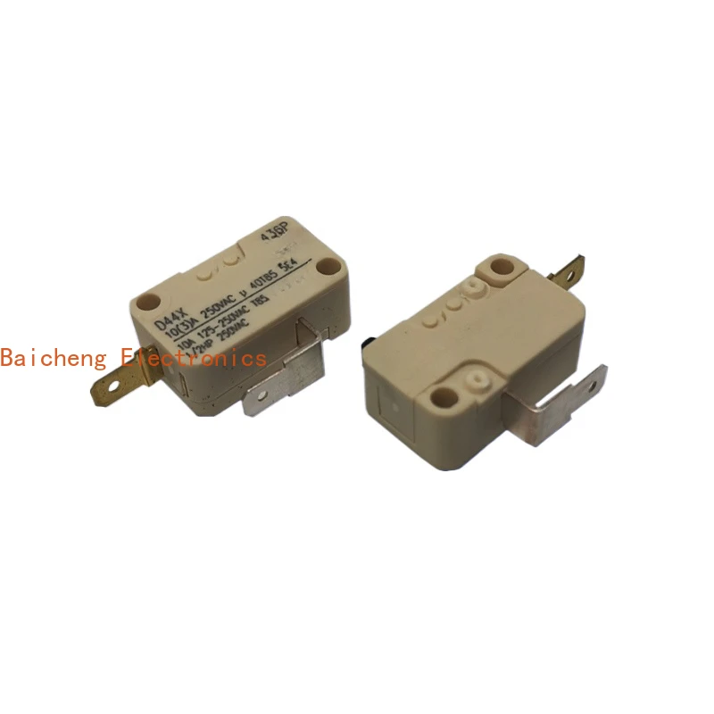 

10PCS Large micro switch D44X limit button 10A250V normally closed 2-pin D448-R1AA