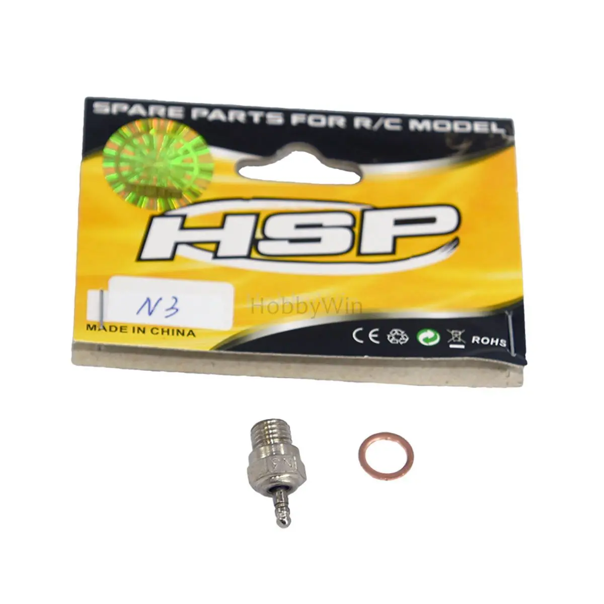 HSP part 70117 N3 Nitro Glow Plug for Hispeed 1/8 1/10 1/16 fuel power RC Car Buggy Truck